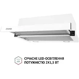 Витяжка Perfelli TL 6212 WH 700 LED - мініатюра 3