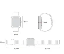 Смарт-годинник Xiaomi Haylou RS4 Max LS17 синій - мініатюра 3