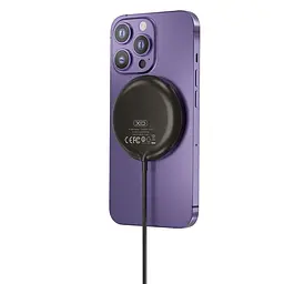 Бездротовий зарядний пристрій XO CX029 QI2 15W Type-C 1.2 м Black (33930_3324932) - мініатюра 3