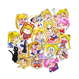 Стікерпак Сейлор Мун Набір наклейок GeekLand Sailor Moon 50 штук - мініатюра 3