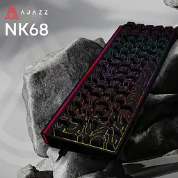 Клавіатура Ajazz NK68 Red Switches Side Contour Black (NK68-R-S-B) U1 - мініатюра 6