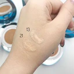 Тональний кушон Колаген Collagen Aqua Air Cushion SPF50+ PA+++ (21) Enough 15 г - мініатюра 5