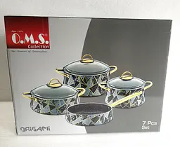 Набір посуду O.M.S. Collection 3053 Grey 7 предметів - мініатюра 9