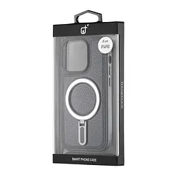 Чохол Jinduka Leather Ringo iPhone 14 Pro Black - мініатюра 2