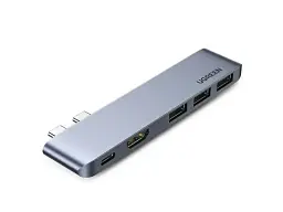 USB-хаб UGREEN 5-in-2 USB-C for MacBook Pro/Air (60559)