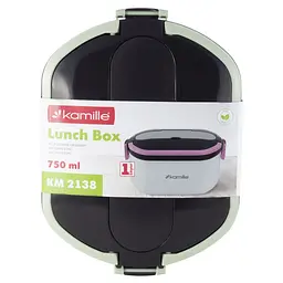 Ланч-бокс Kamille KM-2138BL 1000 мл білий - мініатюра 4