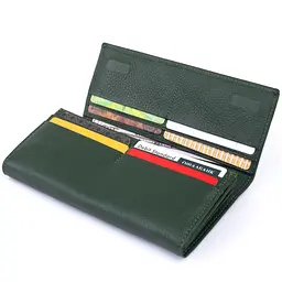 Гаманець на магнітах із клапаном жіночий ST Leather 19240 зелений - мініатюра 7