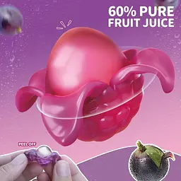 Желейні цукерки Amos Peelerz Gummy Grape 170г - мініатюра 5