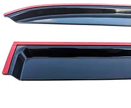 Дефлектори вікон вітровики ВАЗ 2101-07 Скотч Voron Glass - мініатюра 3