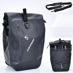 Сумка на багажник електровелосипеда BLACK (MEB 700C NOVA TRUNK BLACK)