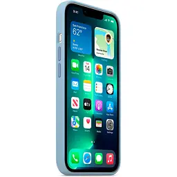 Чохол Silicone Case with MagSafe для Apple iPhone 13 Pro Max Blue Fog AAA [85760] - мініатюра 3