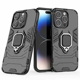 Чохол бампер Primolux Ring Armor для Apple iPhone 14 Pro Max Black - мініатюра 6