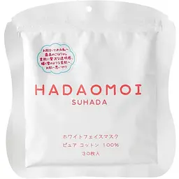 KOR JAPAN Hadaomoi White Face Mask освітлююча тканинна маска, 30 шт