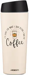 Термокухоль Coffee Time 450мл нержавіюча сталь бежевий ARDESTO kuh0014293