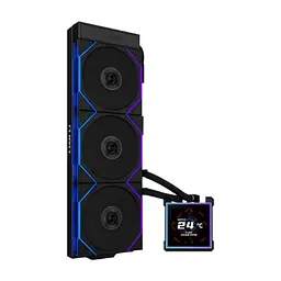Система жидкостного охлаждения Lian Li HydroShift II LCD-S 360TL, Black (G89.GHS2LCDS36TB.00)