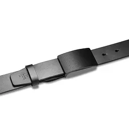 Ремінь чоловічий шкіряний Semi Line Black (P8233-0 L) - мініатюра 1