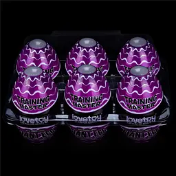 Мастурбатор яйце Lovetoy Giant Egg Grind Ripples Edition прозорий - мініатюра 13