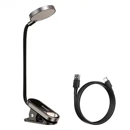 Лампа настільна з кліпсою Baseus Comfort Reading Xiaomini Clip Lamp Dark Gray DGRAD-0G