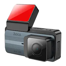 Відеореєстратор HOCO driving recorder 2K display GPS (with rear camera) DV12 |25fps, 3.69", 2K, Wi - мініатюра 2