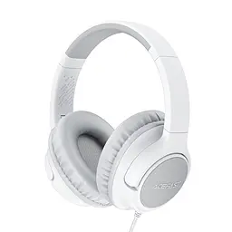 Навушники дротові ACEFAST H18 wired headset for kids Grey White