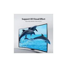 Кабель мультимедійний HDMI M to HDMI M 2.0m V2.0 4K60Hz PVC Vention (AAIBH) - мініатюра 7