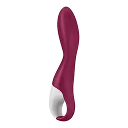 Вібратор Satisfyer Heated Thrill Connect App 20.6 см бордовий - мініатюра 2