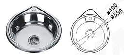 Кухонна мийка Mira MR 530 Satin - мініатюра 3