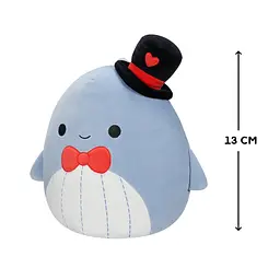 М'яка іграшка Squishmallows Синій Кит Самір 13 см (SQVA00806) - мініатюра 4
