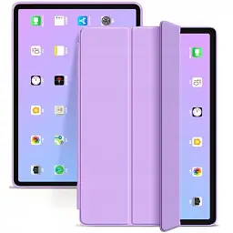 Чохол BeCover Tri Fold Soft TPU Silicone для Apple iPad Air 11" M2 2024 Purple (711411) - мініатюра 2