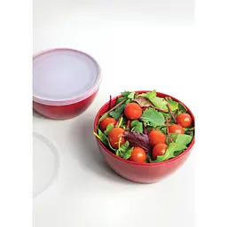 Набір мисок з кришками KitchenAid Universal червоний 4 шт. (KQG176OSERE) - мініатюра 6