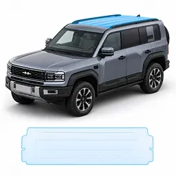 Антигравійна захисна бронеплівка за лекалами для BYD Leopard 5 / Leopard 3 Fang 2024- зона даху