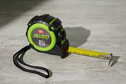 Рулетка з автостопом Alloid Pro 8 м / 25 мм (MT-740825) - мініатюра 2