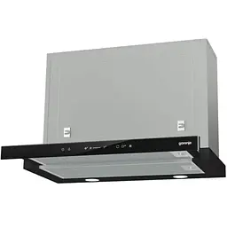 ВИТЯЖКА З ПЛОСКИМ ЕКРАНОМ 60 СМ ЧОРНА GORENJE BHP643A5BG