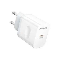 Зарядний пристрій BOROFONE BA99A USB-C PD20W white (6941991121357) - мініатюра 2