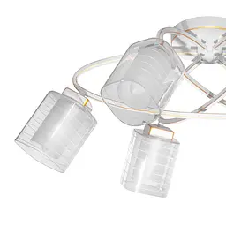Люстра стельова Brille в спальню E14 40W WH (LK-633C/6) - мініатюра 3