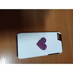 Чохол-накладка Deos для IPhone 5/5s Cyclamen Opal Swarovski Heart білий - мініатюра 2