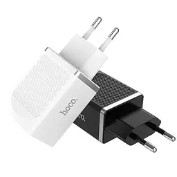 Адаптер мережевий Hoco Vast C42A 1 USB-блок зарядний чорний - мініатюра 4