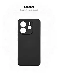Чехол ArmorStandart ICON для Xiaomi Redmi Note 14 4G с защитой камеры, черный (ARM79815) - мініатюра 3