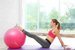 М'яч для фітнесу (фітбол) Power System PS-4012 Ø65 cm PRO Gymball Pink (4012PI-0) - мініатюра 9