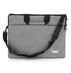Сумка для ноутбука 15.6 дюймов с плечевым ремнем Merlion YTMR15Str 40x30x3cm Grey