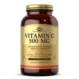 Вітаміни та мінерали Vitamin C 500 mg, 250 вегакапсул Solgar fit0017790