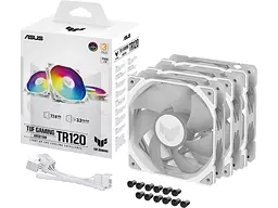 Вентилятор Asus TUF Gaming TR120 ARGB White 3-Pack (90DA0093-B09020) - мініатюра 5
