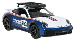 Машинка Porsche 911 Dakar Performance синьо-білий RASTAR модель 1:14 Автомобіль на дистанційному керуванні + пульт - мініатюра 5