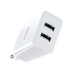Зарядний пристрій Baseus Speed Mini Dual USB 10.5W Білий (CCFS-R02) - мініатюра 4