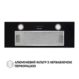 Витяжка повновбудована Perfelli BI 7652 BL 1000 LED - мініатюра 2