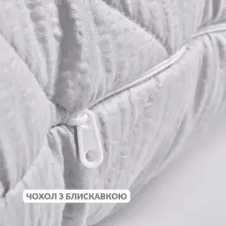 Подушка Ideia Nordic Comfort+ чохол зі стібкою антиалергенне волокно 70х70 см сіра (8-34695*002) - мініатюра 6