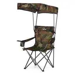 Крісло туристичне розкладне Outtec Sun XXL з дашком хакі - мініатюра 2