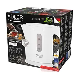 Електрочайник Adler AD 1371 білий - мініатюра 7