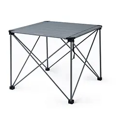 Складний стіл Naturehike CNK2450JJ013, L, алюміній, сірий