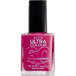 Швидковисихаючий лак для нігтів Avon УльтраКолір за 60 секунд Fun & Fuchsia 10 мл (494692946)
